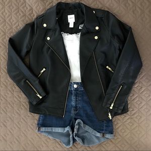 Forever 21 Black Leather Jacket